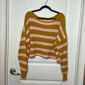 Free People Cropped Top Sweater